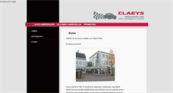 Desktop Screenshot of claeysparts.be